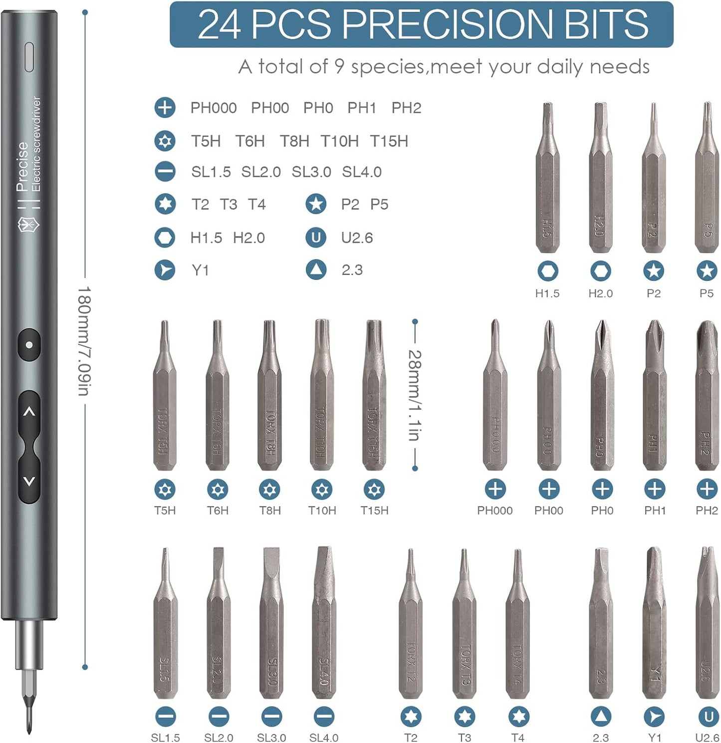 Mini Electric Screwdriver Kit