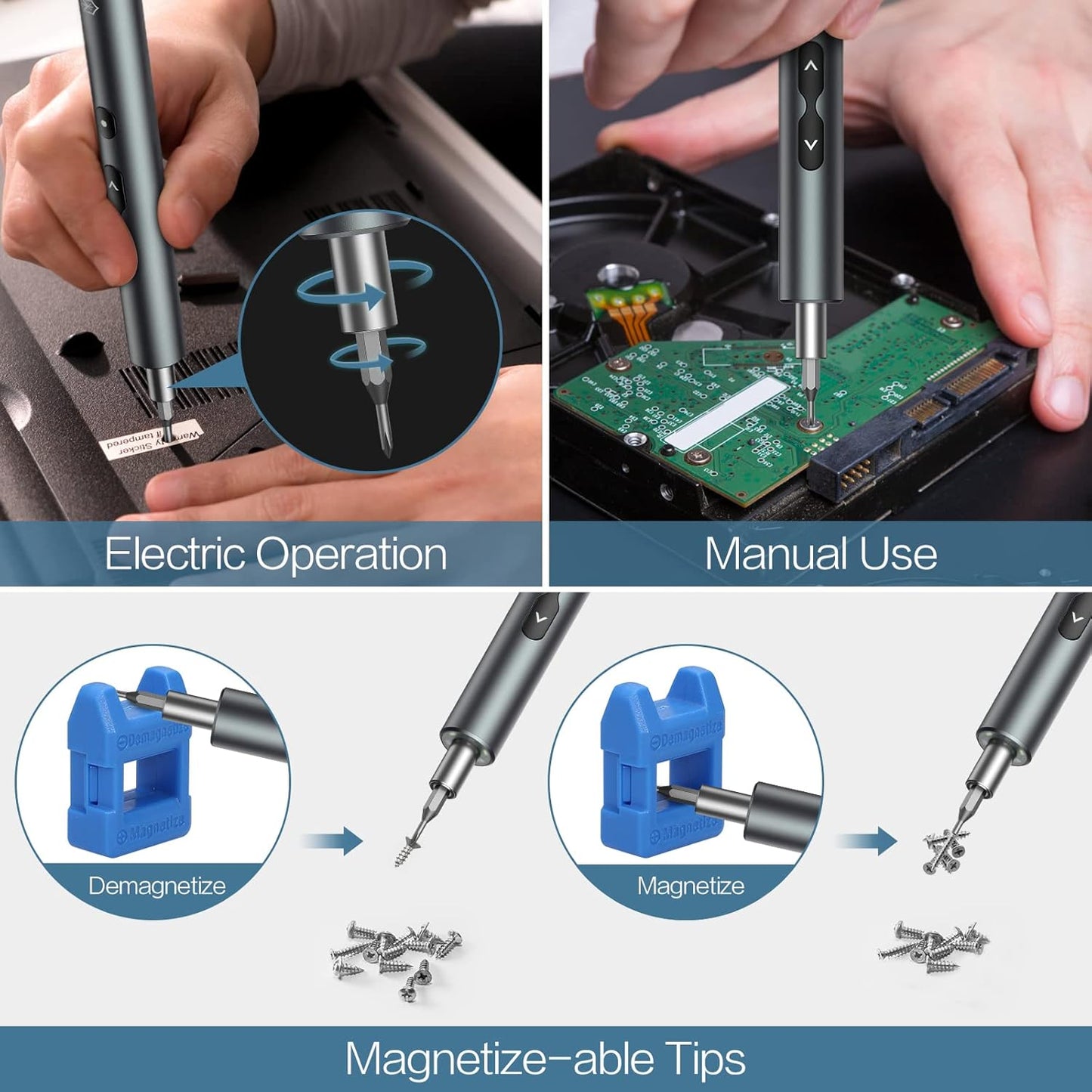 Mini Electric Screwdriver Kit