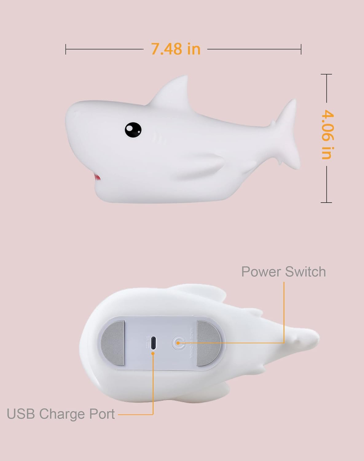 LED Shark Night Light